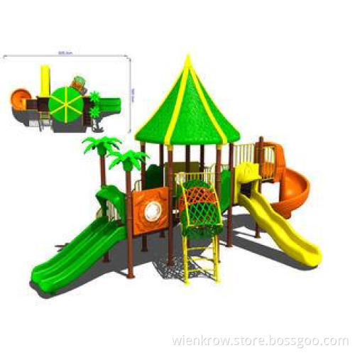 Kids Outdoor Tree House Playground Recreation Equipments fo